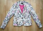 Gebloemde blazer, maat 40, Maat 38/40 (M), Wit, New Yorker, Ophalen of Verzenden