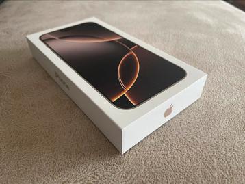 Nieuw! iPhone 16 Pro Max Dessert Titanium 256GB – Ongeopend beschikbaar voor biedingen