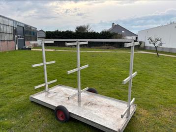 Aluminium transport wagen  beschikbaar voor biedingen