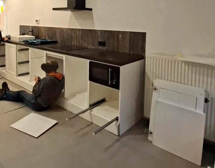 Hardstenen aanrechtblad Gratis!, Huis en Inrichting, Keuken | Keukenelementen, Gebruikt, Ophalen