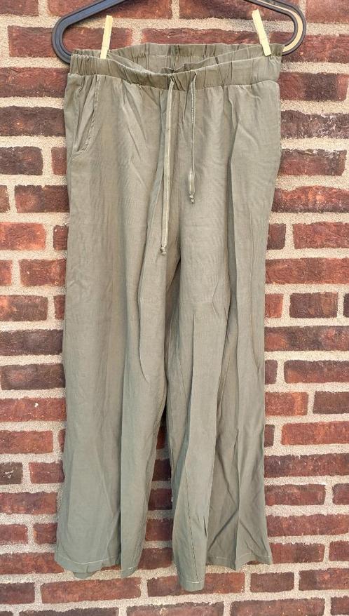 Bachata / Zomer Broek / Maat S - 38, Kleding | Dames, Broeken en Pantalons, Zo goed als nieuw, Maat 36 (S), Groen, Lang, Ophalen of Verzenden