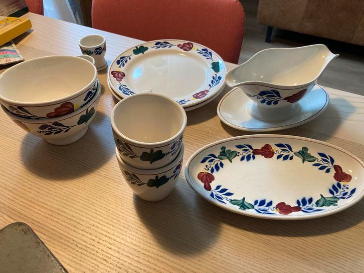 Boerenbont Servies - Diverse Onderdelen, Huis en Inrichting, Keuken | Servies, Gebruikt, Overige typen, Boerenbont, Aardewerk