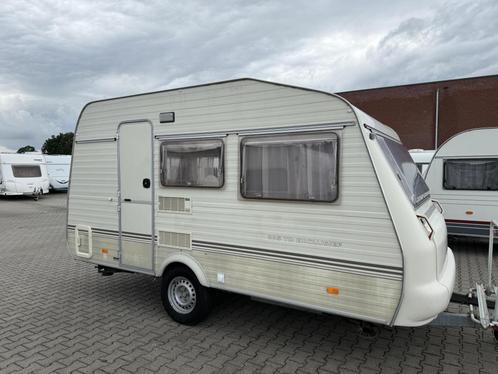 Avento Premier 395 TD bouwjaar 1995 met voortent, Caravans en Kamperen, Caravans, Bedrijf, tot en met 4, 750 - 1000 kg, Treinzit