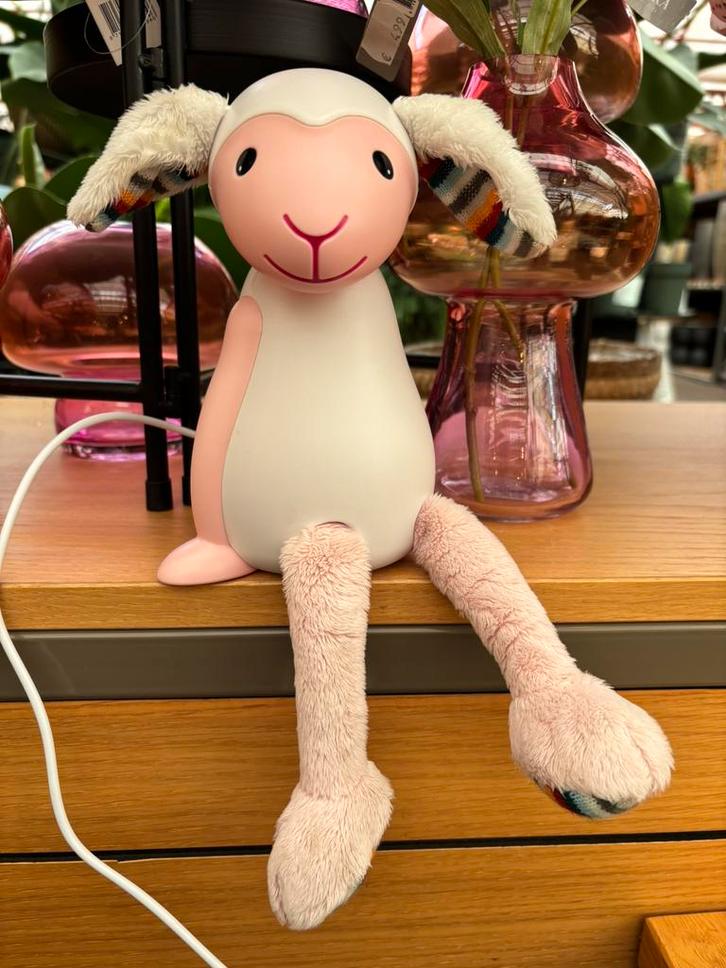 Zazu schaap Fin roze nacht leeslampje 2 lichtstanden, Kinderen en Baby's, Kinderkamer | Inrichting en Decoratie, Zo goed als nieuw