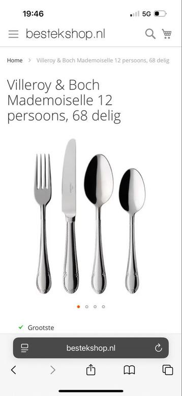 Villeroy & Boch Bestekset 12 persoons - Nieuw! beschikbaar voor biedingen