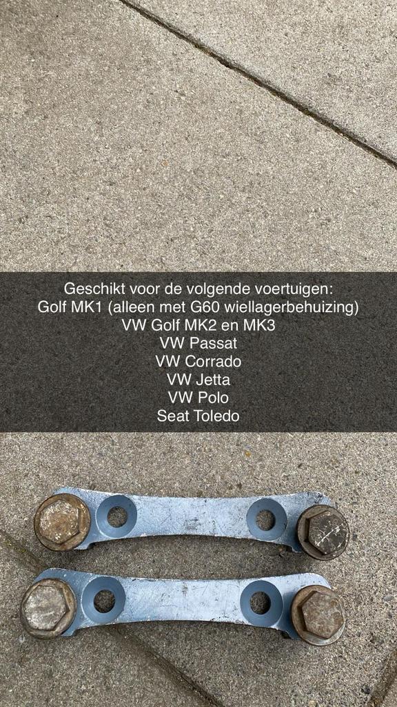 vw golf 2 g60 adapter 334 mm, Motoren, Tuning en Styling, Ophalen of Verzenden