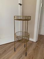 Sissy boy plantentafel goud, Huis en Inrichting, Ophalen, Minder dan 55 cm, Metaal of Aluminium, Rond