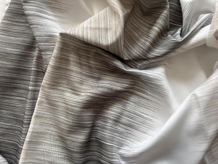 Lap stof zwart wit 100 x 135 cm Cosi Alliance gordijnstof, Hobby en Vrije tijd, Stoffen en Lappen, Zo goed als nieuw, Polyester