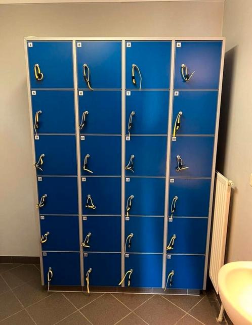 48x lockers met muntslot (munt teruggave), Huis en Inrichting, Kasten | Lockerkasten, Zo goed als nieuw, Ophalen