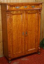 Antiek meidenkast Tweedeurskast Hal servies kast Boekenkast, Ophalen, Kersenhout, Gebruikt, 50 tot 100 cm