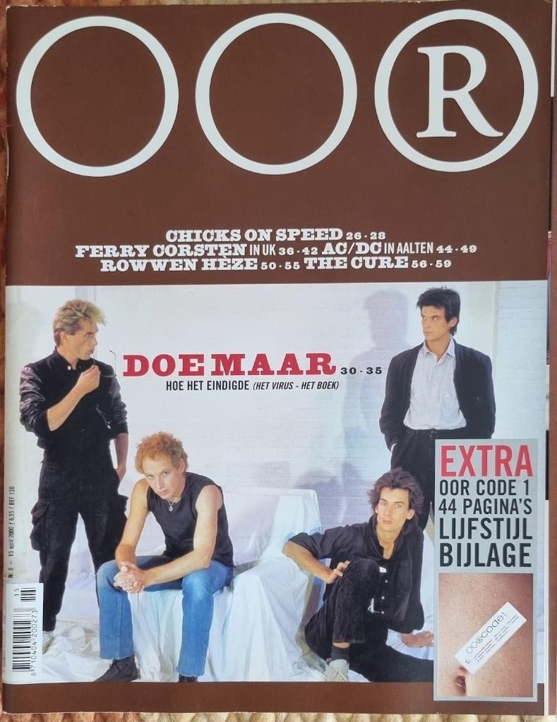 OOR 8-2000 Doe Maar Corsten ACDC Gorki Rowwen Heze Cure, Boeken, Ophalen of Verzenden, Zo goed als nieuw, Muziek, Film of Tv