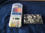 Nieuw 24 mengbare potloden en 12st kleurkrijten(zie omschr), Ophalen, Nieuw, Potlood of Stift