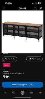 IKEA FJÄLLBO TV Meubel, 100 tot 150 cm, Ophalen of Verzenden, Zo goed als nieuw, Minder dan 100 cm
