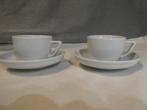 Rosenthal Bianchi - 2 espresso kop en schotels, Ophalen of Verzenden, Zo goed als nieuw, Overige stijlen, Kop(pen) en/of Schotel(s)