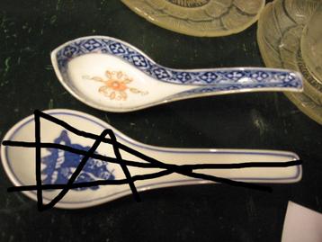 Amuse- of chinese soeplepel beschikbaar voor biedingen