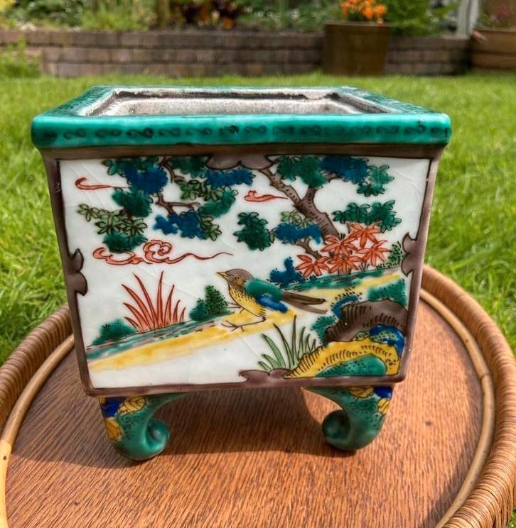 Antiek Japans porseleinen jardinière, eind 19e eeuw, Antiek en Kunst, Antiek | Porselein, Ophalen of Verzenden