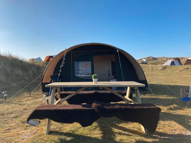 Tent te huur Stortemelk Vlieland 2026, Caravans en Kamperen, Tenten, Zo goed als nieuw, Ophalen of Verzenden
