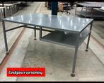 Metalen werktafel 200x145x95 cm Op=Op!, Ophalen, Gebruikt, 170 cm of meer, Nb