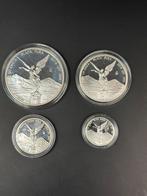Libertad 2018 PROOF Set - 4 Munten, Postzegels en Munten, Munten | Amerika, Ophalen of Verzenden, Midden-Amerika, Setje, Zilver