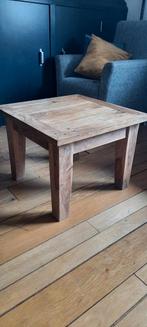 2 Teak Salontafels - 60x60x45cm, Huis en Inrichting, Tafels | Salontafels, Ophalen of Verzenden