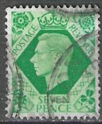 Groot-Brittannie 1937-1947 - Yvert 218 - Georges - 7 d (ST), Verzenden, Gestempeld