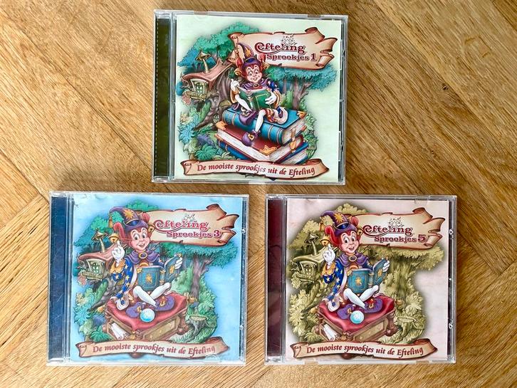 3x Efteling Sprookjes CD’s - Deel 1, 3 en 5 (nette staat), Verzamelen, Efteling, Zo goed als nieuw, Overige typen, Ophalen of Verzenden
