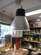 brocante aluminium industrielamp vintage hanglamp plafond, Metaal, Zo goed als nieuw, Ophalen