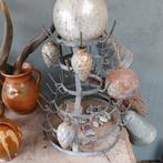 Frans flessen rek droogrek zink brocante, Ophalen, Metaal, Minder dan 50 cm