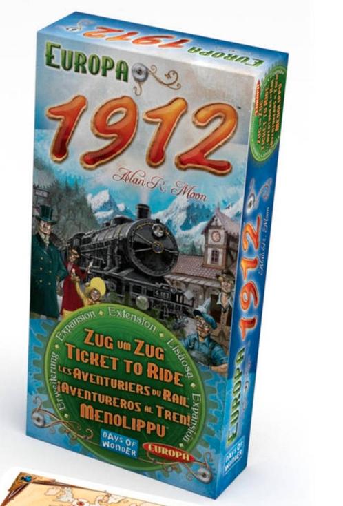 Ticket to Ride: Europa 1912 - Nieuw in folie!, Hobby en Vrije tijd, Gezelschapsspellen | Bordspellen, Nieuw, Drie of vier spelers