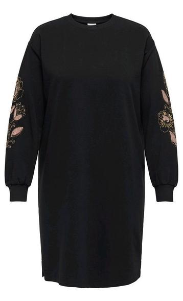 Zwarte sweatdress Carteresa van Only Carmakoma 
Maat 54 XL beschikbaar voor biedingen