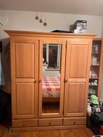 Complete blank eiken slaapkamer., Ophalen, Gebruikt, Tweepersoons