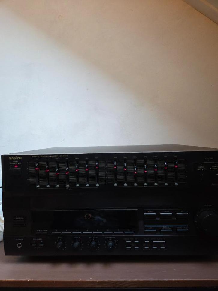 Sanyo EG-8500 Equalizer 2 x 7 bands, Audio, Tv en Foto, Overige Audio, Tv en Foto, Zo goed als nieuw, Ophalen of Verzenden