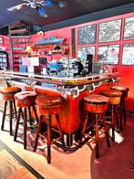 Vintage 1950s Bar met krukken, Zakelijke goederen, Ophalen, Meubilair