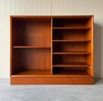 Modulaire Teak Wandkast H.W. Klein Bramin Denmark, Ophalen, Met plank(en), Gebruikt, 100 tot 150 cm