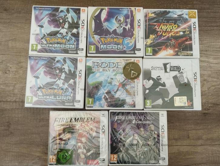 3DS spellen, oa Andro Dunos 2, Fire Emblem, Pokemon etc new, Spelcomputers en Games, Games | Nintendo 2DS en 3DS, Nieuw, Avontuur en Actie