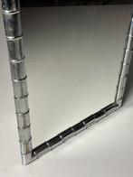 Faux Bamboo spiegel metaal vintage, Ophalen, Rechthoekig, Minder dan 50 cm