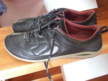 Ecco Biom kort gedragen zwarte gympen/sneakers 39 beschikbaar voor biedingen