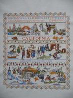 Borduurwerk "California', Ophalen of Verzenden, Zo goed als nieuw, Handborduren, Onderdeel of Toebehoren