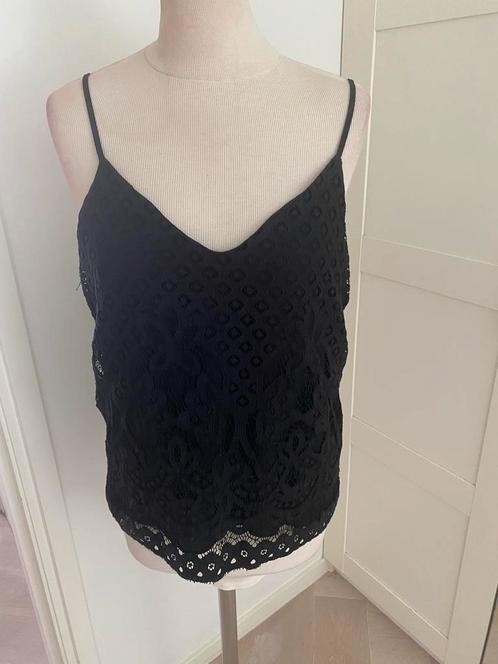 Zwarte Top STROKE Amsterdam XL, Kleding | Dames, Tops, Zo goed als nieuw, Maat 46/48 (XL) of groter, Zwart, Zonder mouw, Ophalen of Verzenden