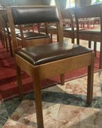 grote hoeveelheid bruine lederen kerkstoelen, klassiek & com, Antiek en Kunst, Ophalen