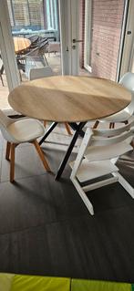 Ronde Eetkamertafel - 120cm, Ophalen, Gebruikt, Rond, Vier personen