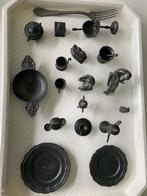 Collectie tinnen figuren en voorwerpen, Antiek en Kunst, Antiek | Tin, Ophalen of Verzenden