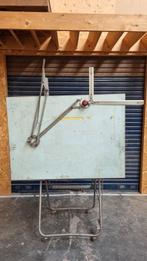 Vintage Jumas Tekentafel, Doe-het-zelf en Verbouw, Tekentafels, Ophalen, Gebruikt, Minder dan 130 cm