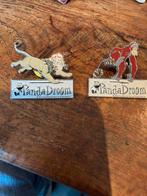 2 Efteling pins: Panda Droom, Leeuw en Gorilla, Verzamelen, Efteling, Ophalen of Verzenden, Zo goed als nieuw, Button of Speldje