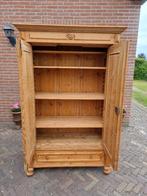 Antieke Grenen Kast met Lade en Planken., Antiek en Kunst, Ophalen