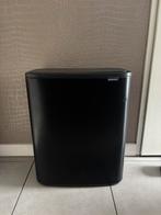 Brabantia Bo touch bin 2x 30 Liter zwart, Huis en Inrichting, Ophalen, Gebruikt, Rvs, 50 tot 75 cm