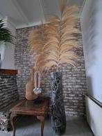 Palmboom houtsnijwerk AANBIEDING, Huis en Inrichting, Woonaccessoires | Vazen, Wit, Www.ibizasfeer.nl, Nieuw, Info@ibizasfeer.nl