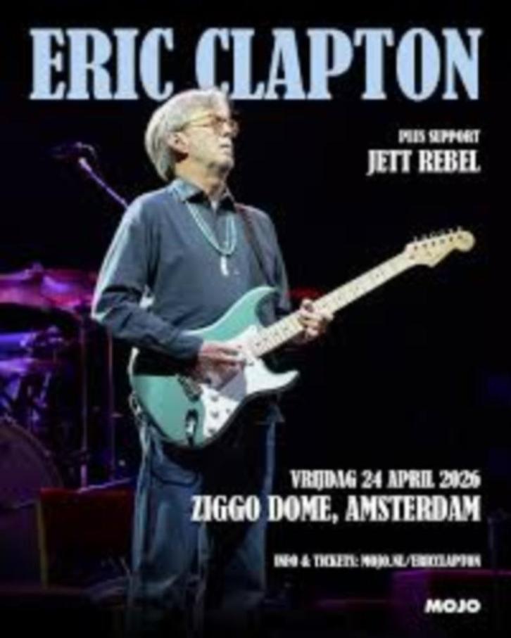 Eric Clapton staanplaatsen, Tickets en Kaartjes, Concerten | Pop, Drie personen of meer, April