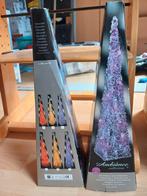 2x Piramide torens paars, Diversen, Kerst, Ophalen, Zo goed als nieuw