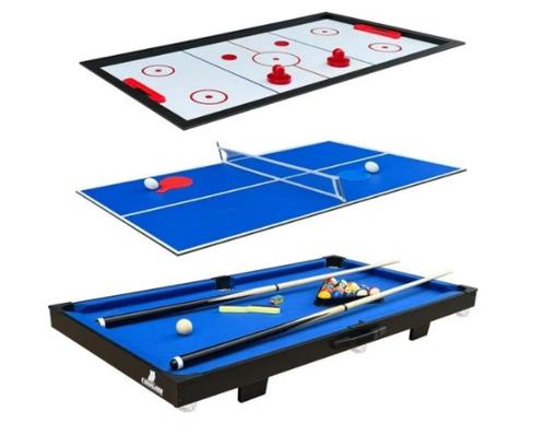 cougar 3 in 1 multi speeltafel showmodel in doos, Sport en Fitness, Biljarten en Poolen, Zo goed als nieuw, Biljarttafel, Ophalen